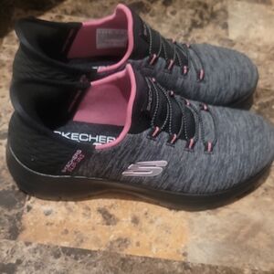 Skechers Women's Slip-Ins: Summits- Dazzling Haze Shoe Black/Multi SZ.6 NWT